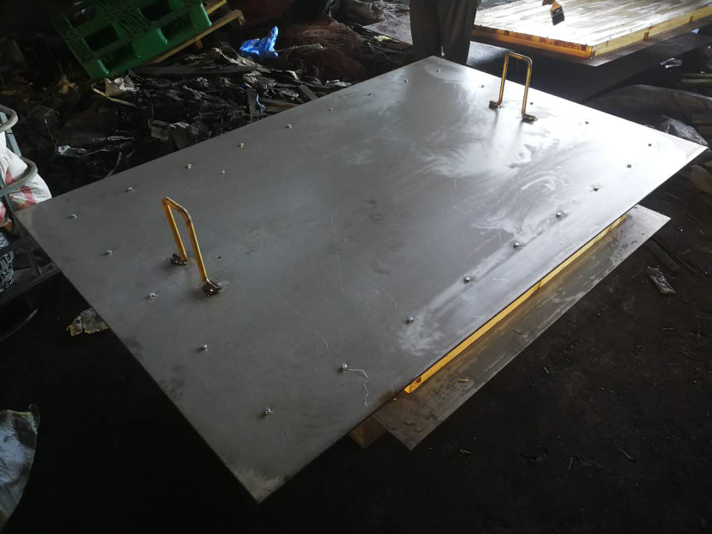 保温检修孔盖板 保温圆木DN1000 dn1200 Q235碳钢检修孔保温盖板